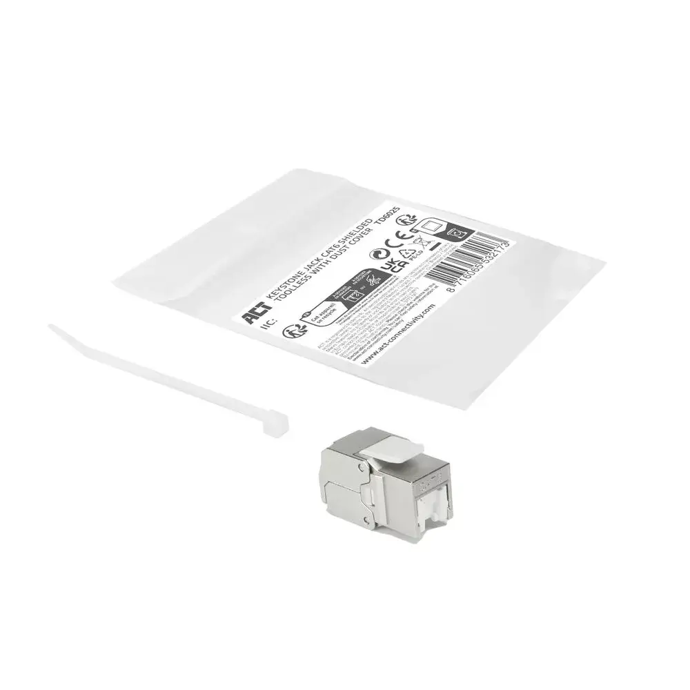 ACT Keystone Jack RJ45 CAT6 Shielded Photo 6
