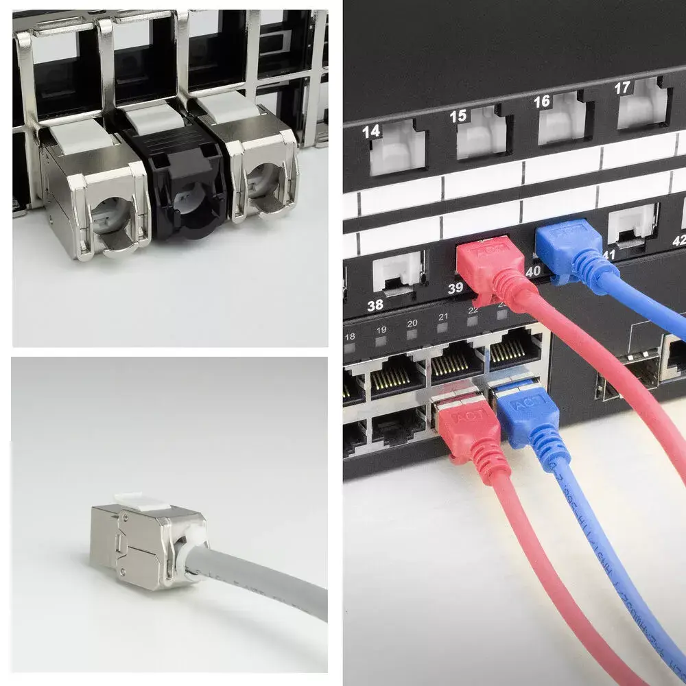 ACT Keystone Jack RJ45 CAT6 Shielded Photo 7