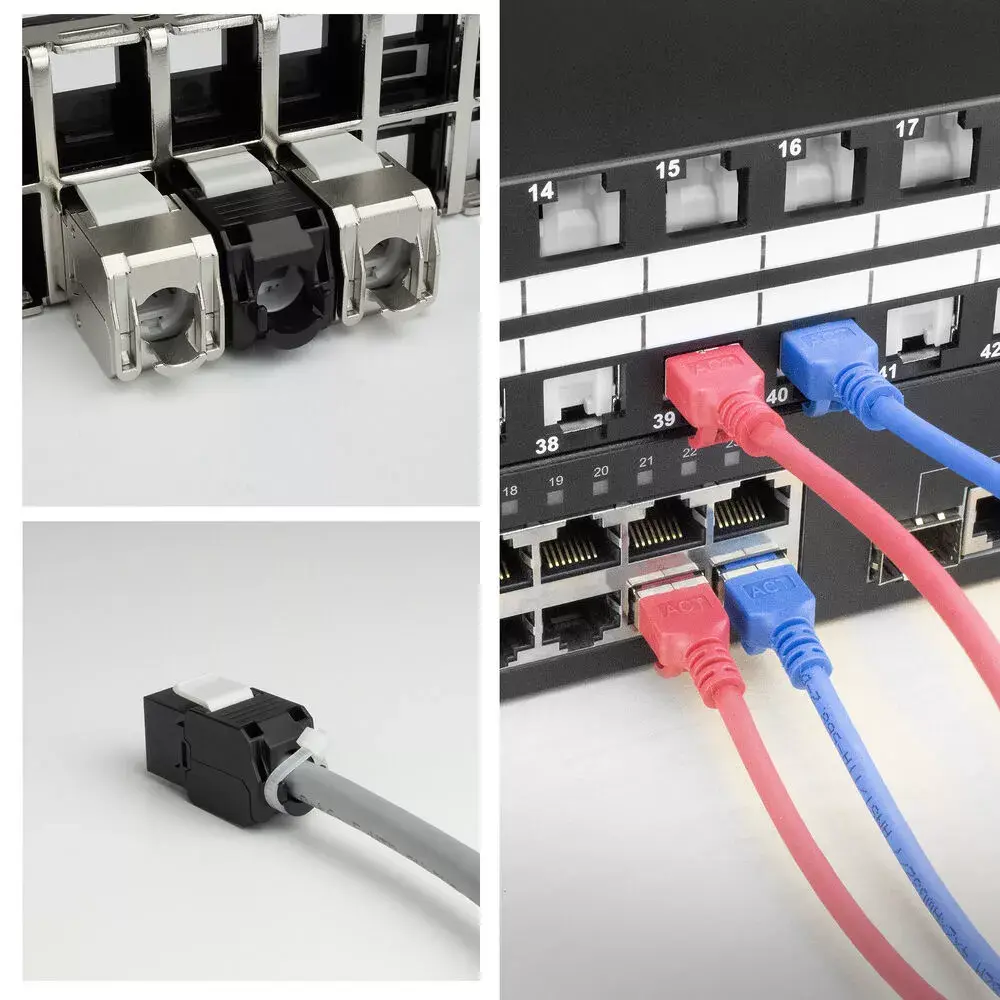 ACT Keystone Jack RJ45 CAT6 Неэкранированный Photo 7