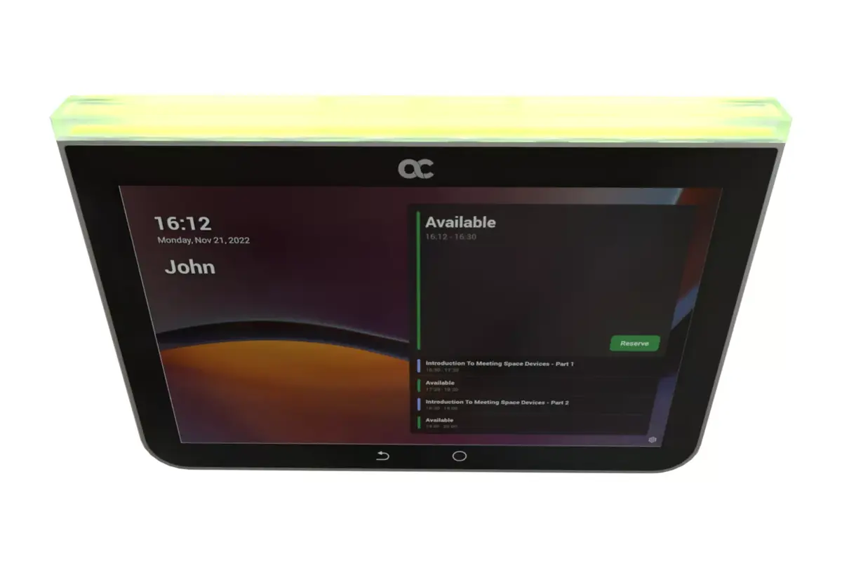 Video conferencing service management system AudioCodes RX PANEL Touch Scheduler Photo 3