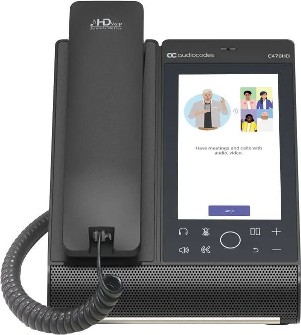 IP telefons AudioCodes Teams C470HD PoE