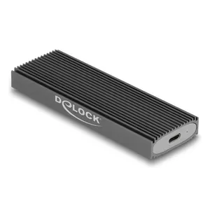Корпус для SSD DeLOCK Внешний USB Type-C Комбо Корпус для M.2 NVMe PCIe или SATA SSD без инструментов