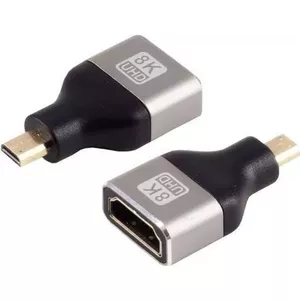 HDMI-D Adapter ShiverPeaks 10-01058 — metal connector, supports up to 8K