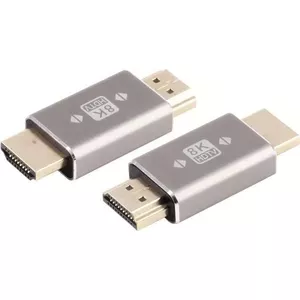 HDMI-A adapter ShiverPeaks 10-01055 8K metal, HDMI full-size to HDMI full-size
