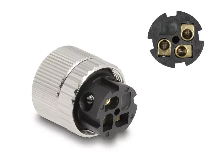 DeLOCK M12 разъем A-кодированный 3-pin женский Photo 2