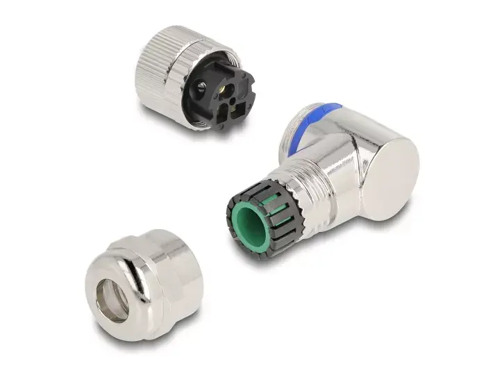DeLOCK M12 разъем A-кодированный 3-pin женский Photo 3