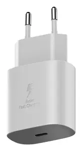 Samsung GP-PTU021SOAWQ Universal Indoor AC Mobile Device Charger with Fast Charging and USB Type-C Port in White