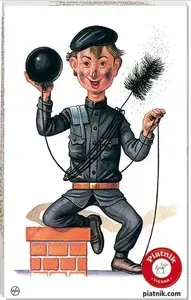 Playing cards Piatnik Schwarzer Peter 427824 – nostalgia illustration card game