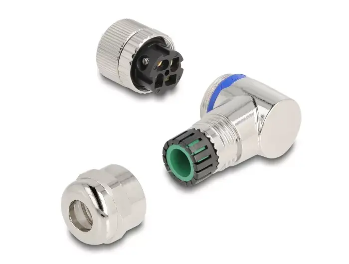 DeLOCK M12 разъем A-кодированный 4-pin женский Photo 3
