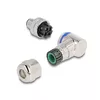 DeLOCK M12 savienotājs A-kodēts 4 pin vīriešu Photo 3