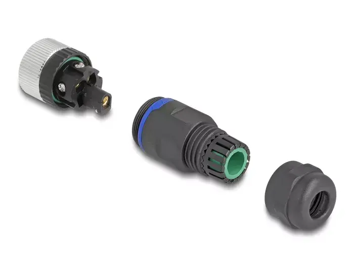 DeLOCK M12 Connector A-coded 5 pin female Photo 3