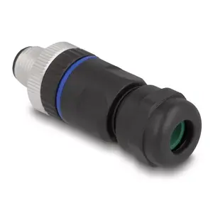 DeLOCK M12 разъем A-кодированный 8 контактный мужской с винтовым соединением