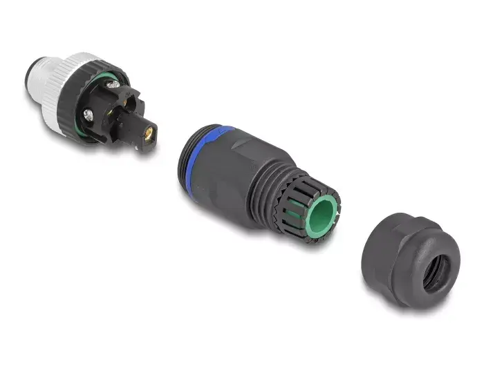 DeLOCK M12 разъем A-кодированный 5-pin мужской Photo 3