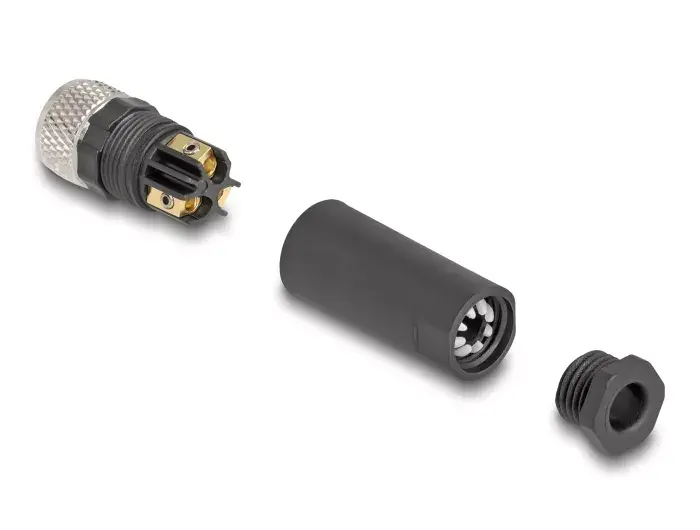 DeLOCK M8 разъем A-кодированный 3-pin женский Photo 4