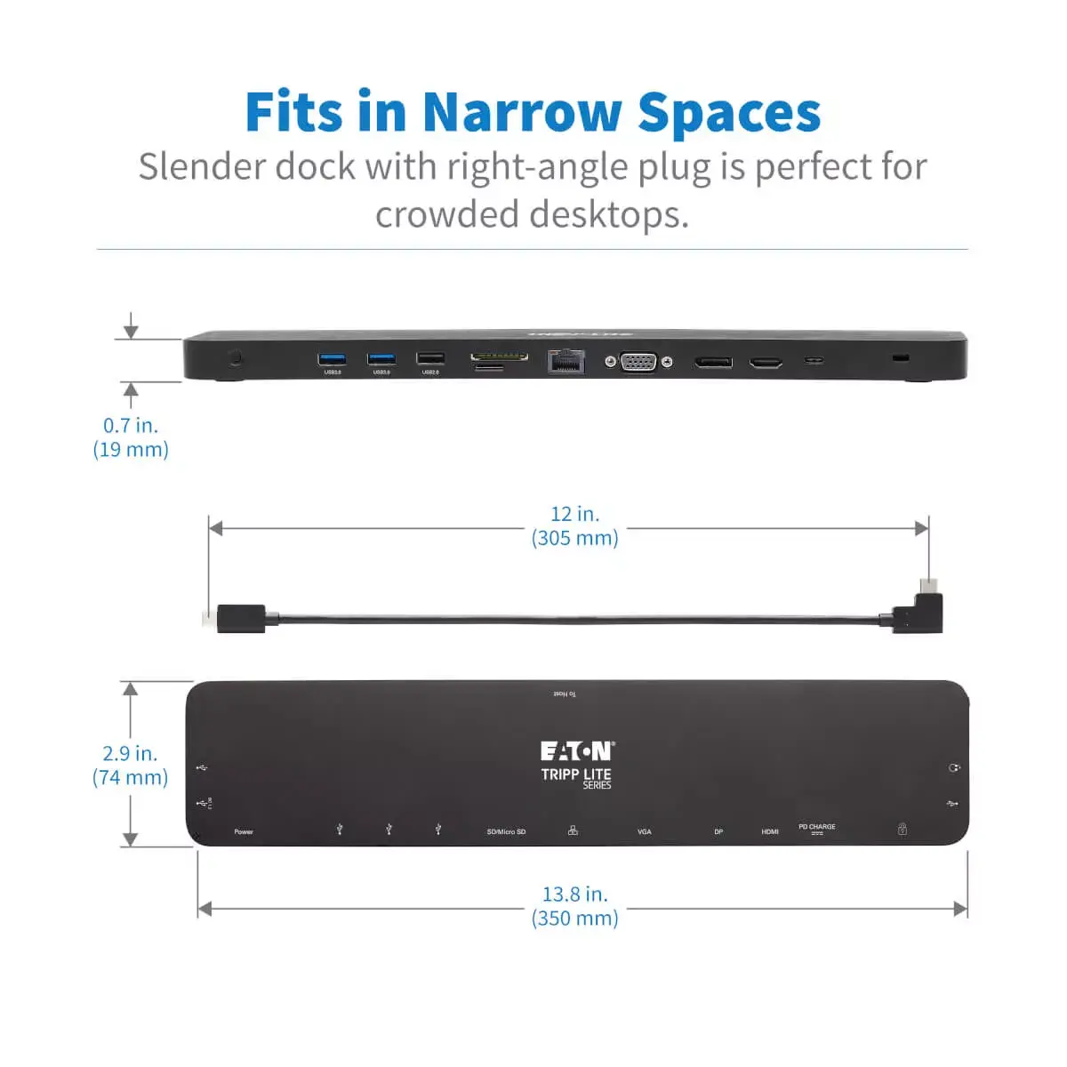 USB-C Doks Tripp Lite U442-DOCK7D-B Photo 7