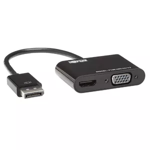 Tripp Lite P136-06N-HV-V2 video kabeļu aksesuārs 0,15 m DisplayPort HDMI/VGA Melns