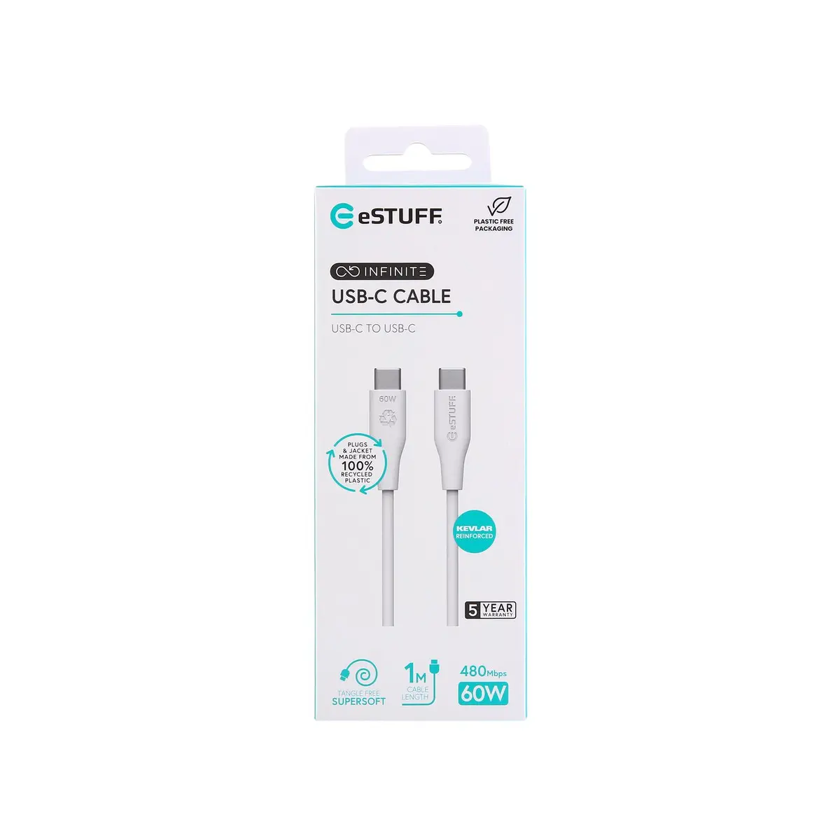 Кабель USB-C eSTUFF ES604170 Photo 2