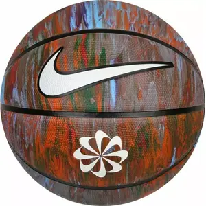 Basketbola bumba NIKE modelis 100 7037 987 07 izmērs 7 melna daudzkrāsaina