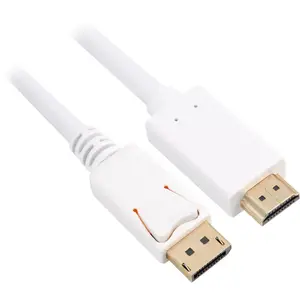 DisplayPort 1.2 to HDMI Adapter Cable Sharkoon 3 m, 4K, White