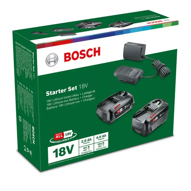 Akumulatoru komplekts Bosch Professional 18V 2Ah + 4Ah Photo 2