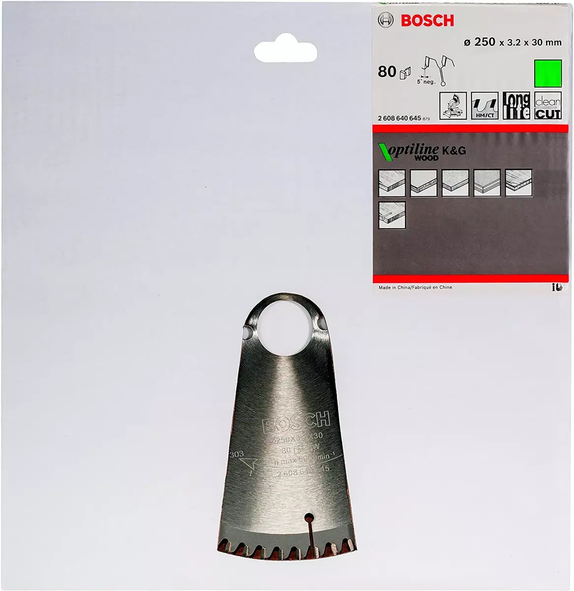 Bosch Optiline Wood zāģa ripa 250 mm Photo 2