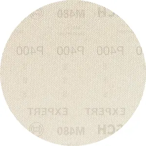 Абразивная сетка Bosch Expert M480 125мм K400 50 штук для эксцентриковых шлифмашин