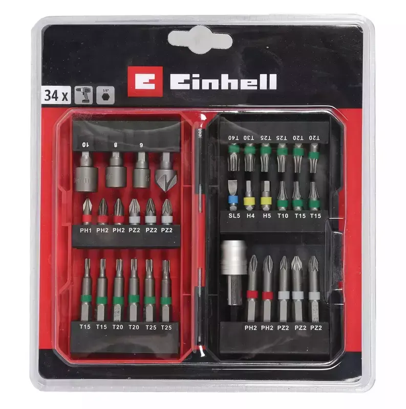Screwdriver Bit Set Einhell 49108801 Photo 5