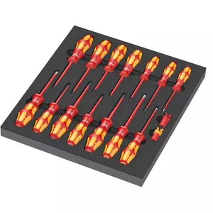 Manual screwdriver set Wera 05150102001 Width 344 mm Length 392 mm