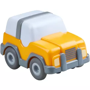 Toy off-road vehicle HABA Kullbü — anthracite and white wooden play car