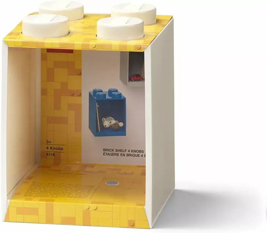 room copenhagen Shelf Room Copenhagen LEGO Brick 4 – белая полка Photo 3