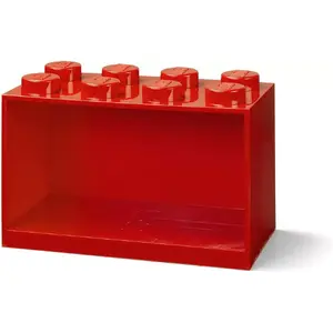 Shelf Room Copenhagen LEGO Brick 8 Shelf Red model 41151730 – wall-mounted decorative shelving unit