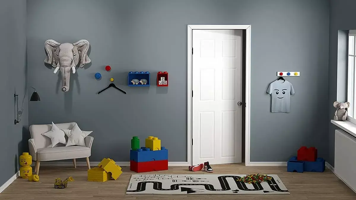 Полка Room Copenhagen LEGO Brick Shelf 8+4 красная Photo 4