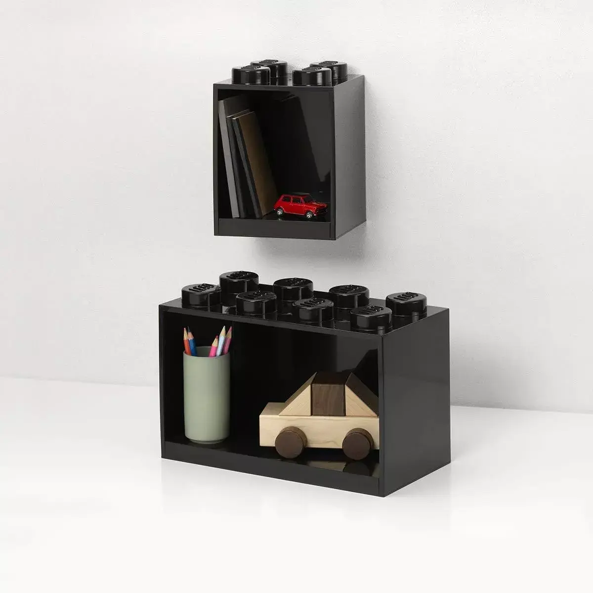 room copenhagen LEGO Brick Полка 8+4 чёрная Photo 2