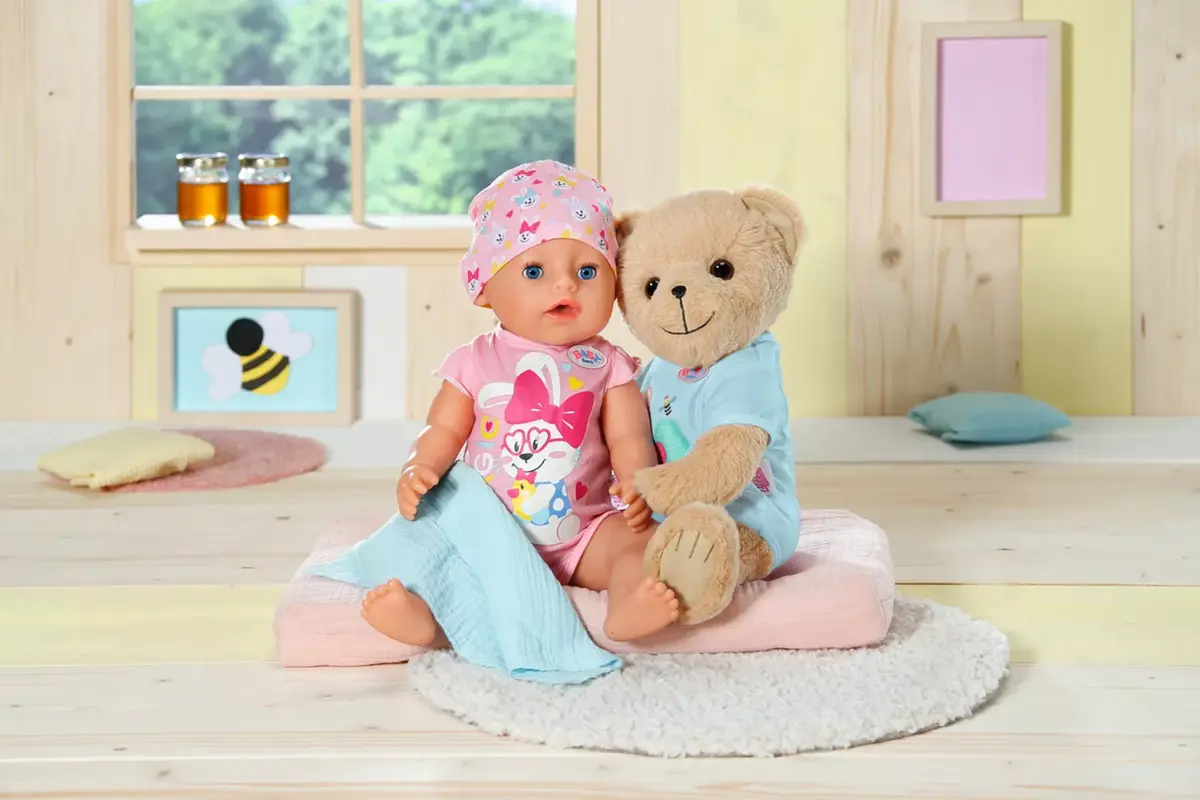 Toy bear BABY born Bear blue Photo 12