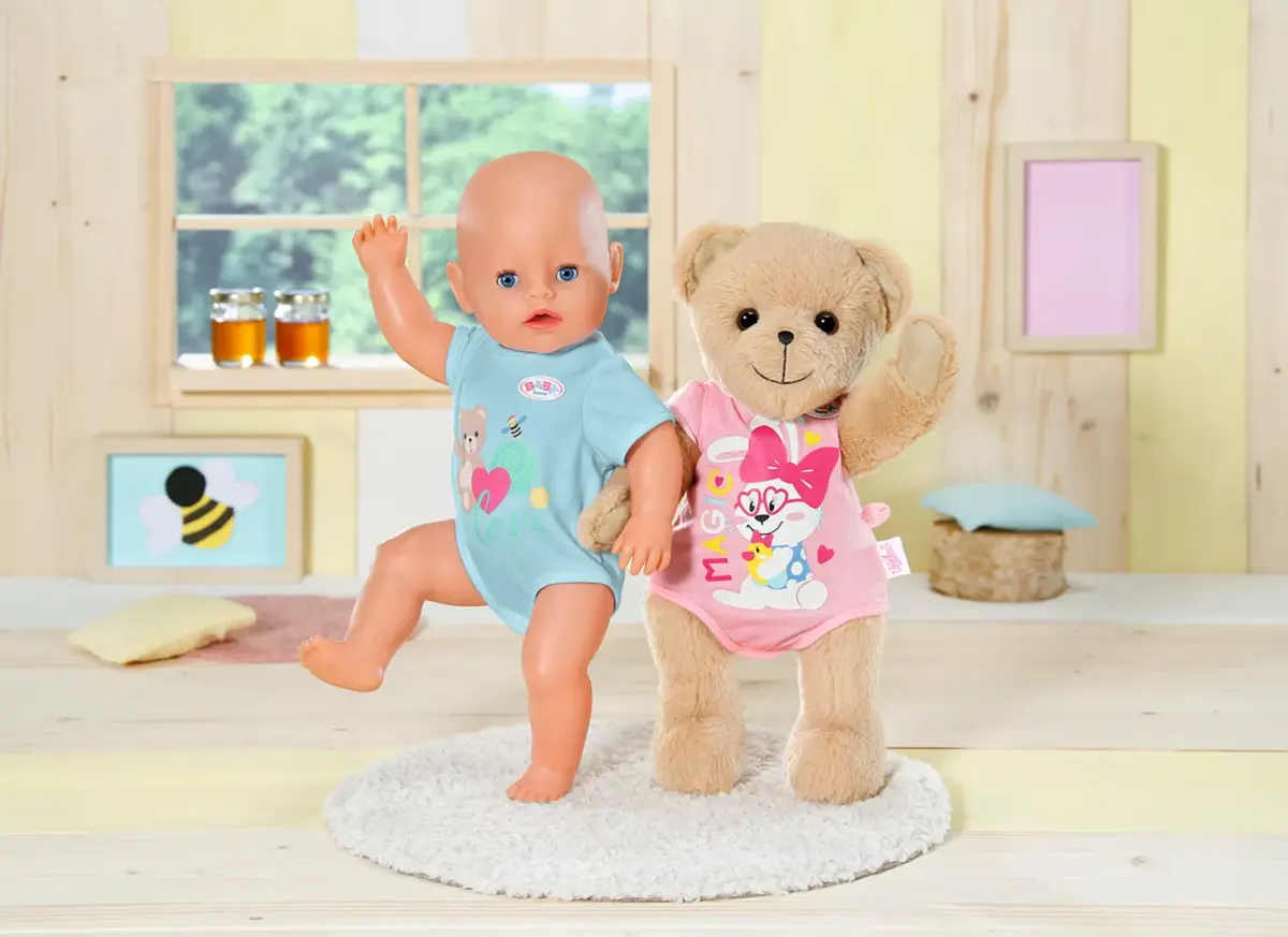 Toy bear BABY born Bear blue Photo 13