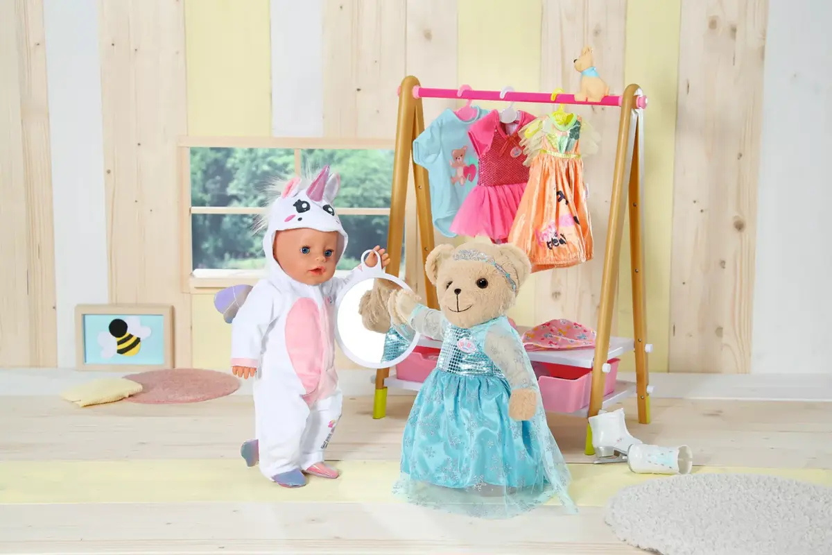 Toy bear BABY born Bear blue Photo 14