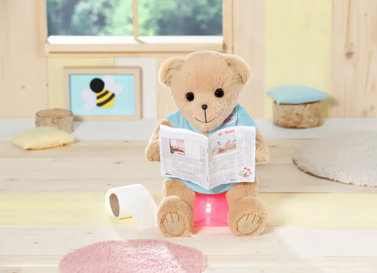 Toy bear BABY born Bear blue Photo 18