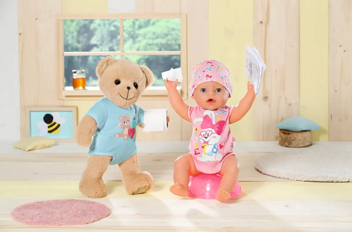 Toy bear BABY born Bear blue Photo 19