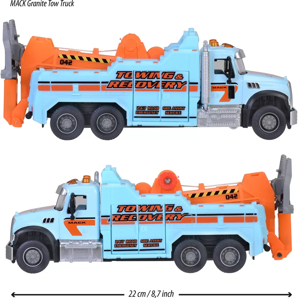 Majorette Mack Granite — модель эвакуатора 1:64 Photo 4