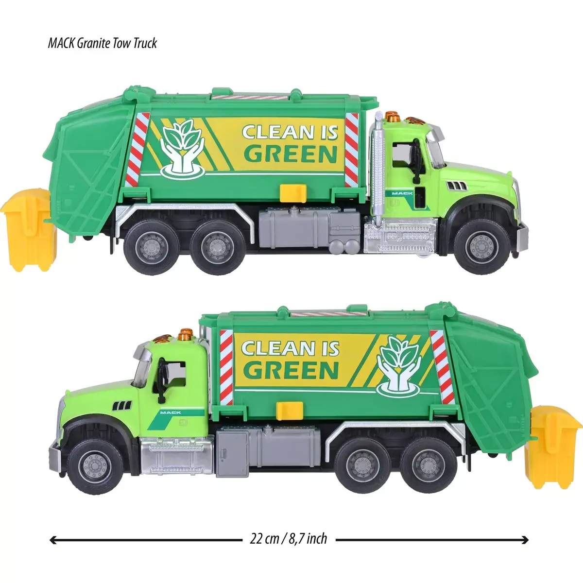 Toy vehicle Majorette Mack Granite garbage truck 213743007 Photo 3