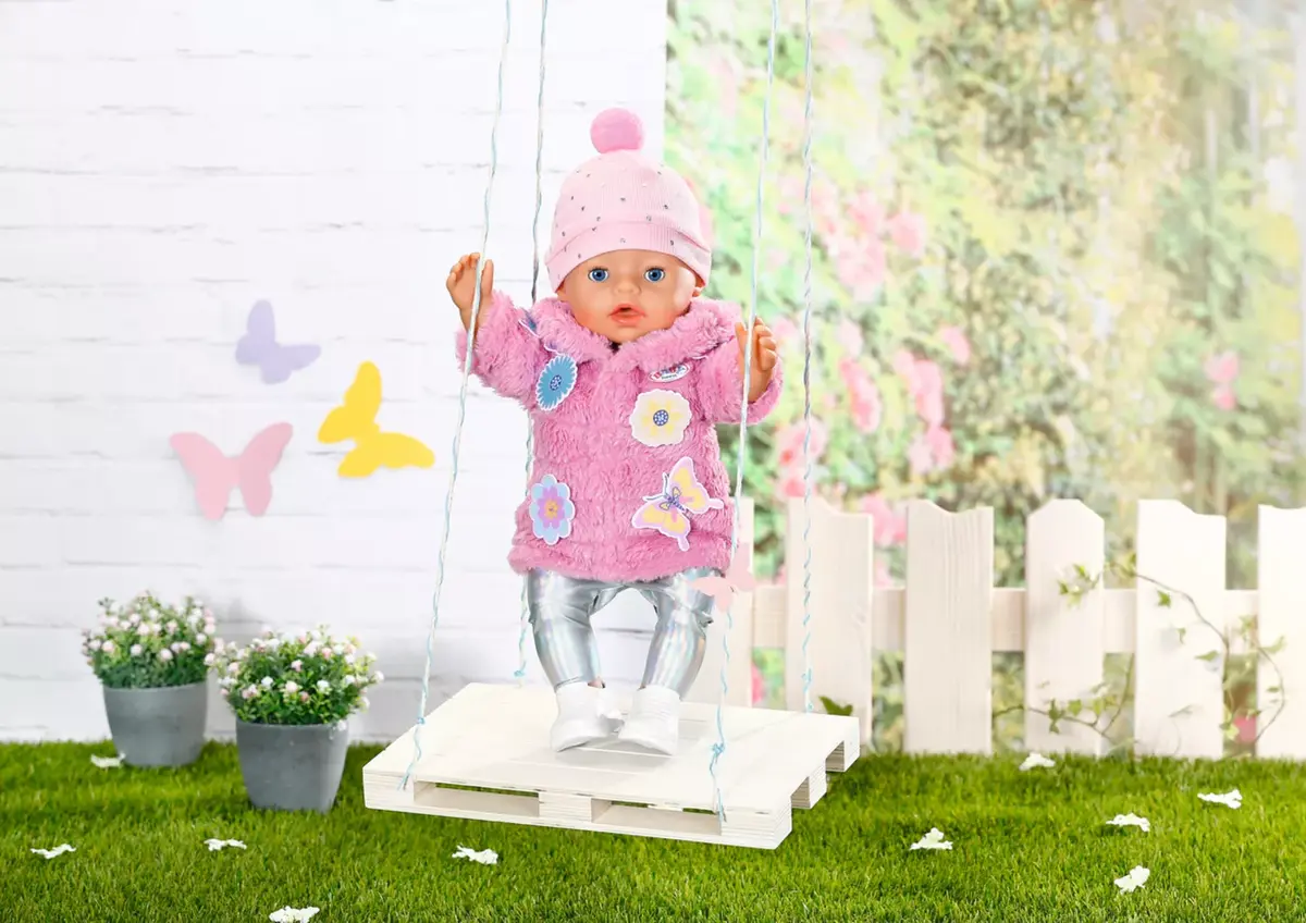 Leļļu apģērbu komplekts BABY born Rozā mēteļa komplekts Photo 5