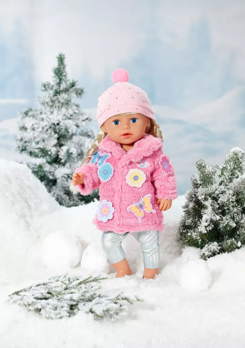 Leļļu apģērbu komplekts BABY born Rozā mēteļa komplekts Photo 13