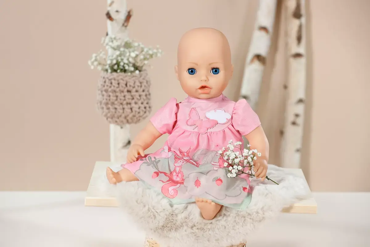 Lelle kleita Baby Annabell Dress rozā 43cm Photo 4