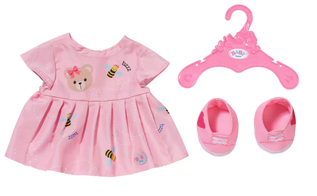 Lelles kleita BABY born Bear Dress Outfit Photo 2