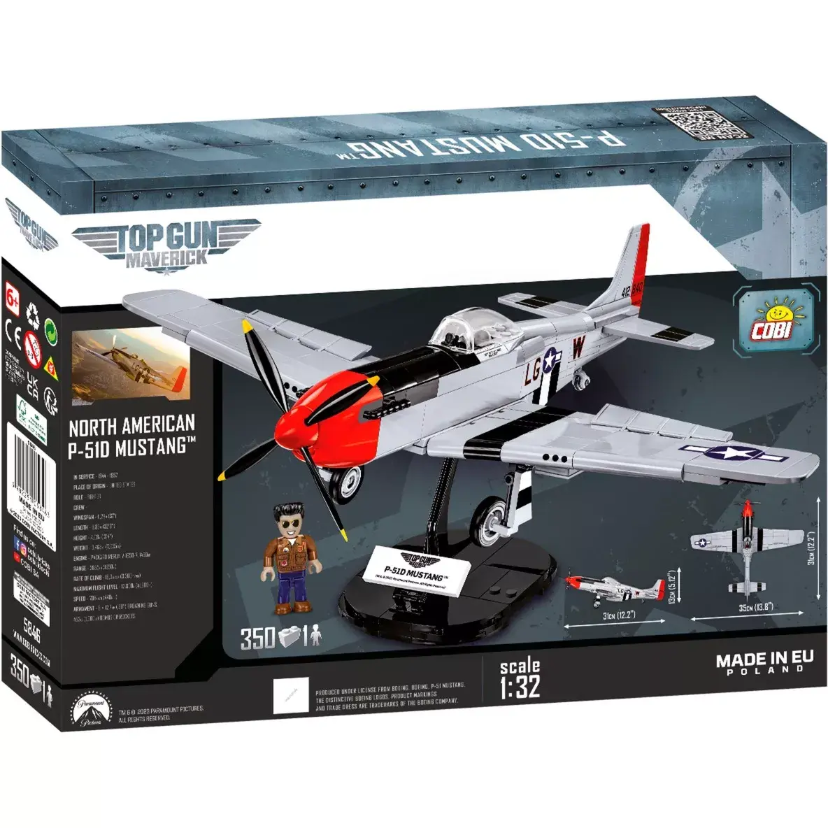 Cobi P51D Mustang конструктор 1:32 Photo 4