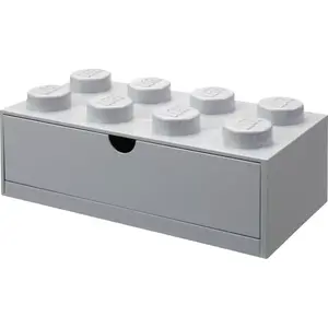 Desk drawer Room Copenhagen model 40211740 with grey knobs — accessory for LEGO sets