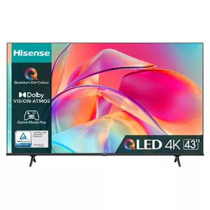 Hisense 43E77KQ TV 109.2 cm (43") 4K Ultra HD Smart TV Black 250 cd/m²