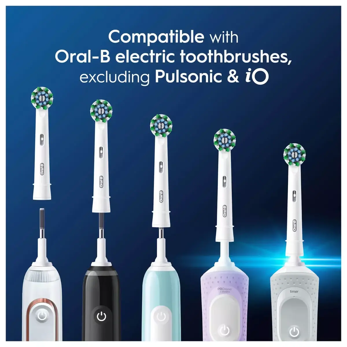 Replacement brush heads Oral-B CrossAction BRAUN Photo 6