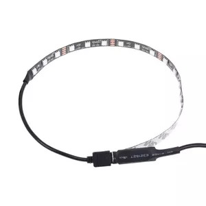 LED strip for computer case Alphacool 15278 — universal, 10 mm width, 0.3 m cable, black