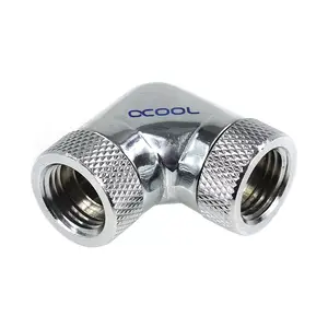 Фитинг Alphacool 17038 Латунь Хром 18мм Ширина 40мм Глубина